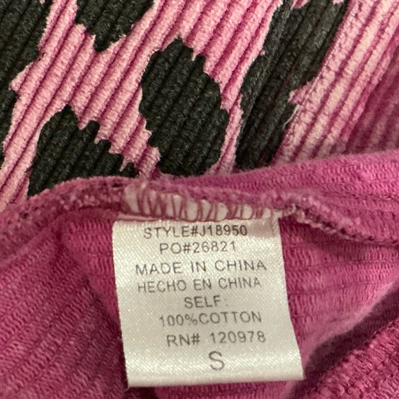 Entro Corduroy Animal Print Jacket Sz M NWOT - Picture 4 of 11